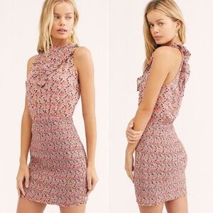 Free People I'm Your Favorite Floral Mini Dress Size Medium